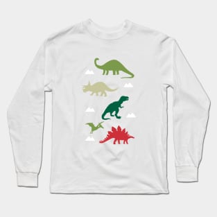 Dinosaur Holiday Long Sleeve T-Shirt